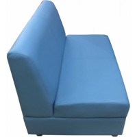Секция дивана Мягкий офис Кардинал двухместная голубая КРД601ГЛ
