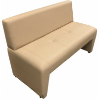 Диван Мягкий офис Ритм двухместный песочный РТ201ПС