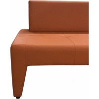 Диван Мягкий офис Ритм двухместный правый оранжевый РТRT201ОР