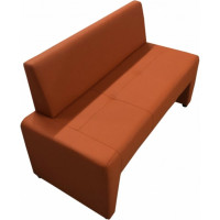 Диван Мягкий офис Ритм двухместный правый оранжевый РТRT201ОР