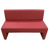 Угловой диван Мягкий офис Ритм красный РТ401КР