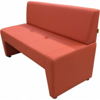 Диван Мягкий офис Ритм Oregon 23 двухместный морковный РТ201МРК