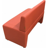 Диван Мягкий офис Ритм Oregon 23 двухместный морковный РТ201МРК