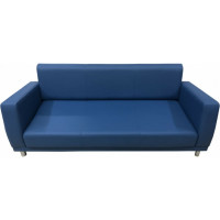 Диван Мягкий офис Неаполь трехместный синий НП301СН
