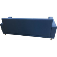 Диван Мягкий офис Неаполь трехместный синий НП301СН