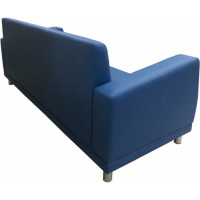 Диван Мягкий офис Неаполь трехместный синий НП301СН