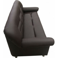 Диван Мягкий офис с механизмом трехместный шоколадный МО301ШК_MH