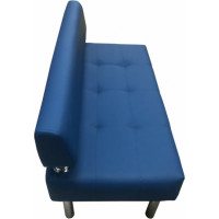 Секция дивана Мягкий офис Сатурн двухместная синяя СТР601СН