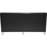 Секция дивана Мягкий офис Классик трехместная черная КЛ702ЧН