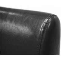 Секция дивана Мягкий офис Классик трехместная черная КЛ702ЧН