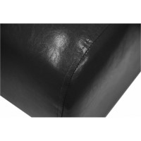 Секция дивана Мягкий офис Классик трехместная черная КЛ702ЧН