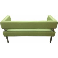 Диван Мягкий офис Сатурн трехместный салатовый СТР301СЛТ