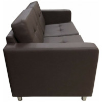 Диван Мягкий офис Офис Классик с механизмом трехместный шоколадный ОК301ШК_MH