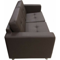 Диван Мягкий офис Офис Классик с механизмом трехместный шоколадный ОК301ШК_MH