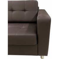 Диван Мягкий офис Офис Классик с механизмом трехместный шоколадный ОК301ШК_MH