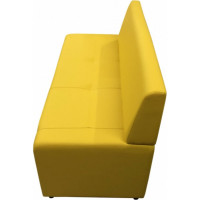 Диван Мягкий офис Ритм двухместный правый желтый РТRT201ЖЛТ