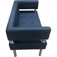 Диван Мягкий офис Сатурн двухместный темно-синий СТР201СН1