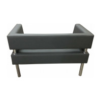 Диван Мягкий офис Сатурн двухместный серый СТР201СР