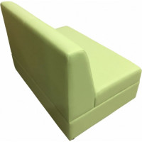 Секция дивана Мягкий офис Кардинал двухместная салатовая КРД601СЛТ