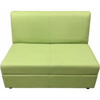 Секция дивана Мягкий офис Кардинал двухместная салатовая КРД601СЛТ