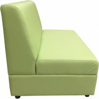 Секция дивана Мягкий офис Кардинал двухместная салатовая КРД601СЛТ