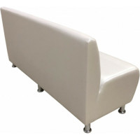 Секция дивана Мягкий офис Классик трехместная перламутровая КЛ701БЛ