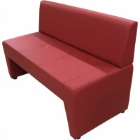 Диван Мягкий офис Ритм двухместный красный РТ201КР