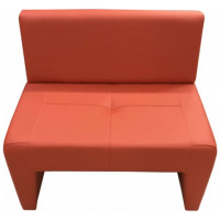 Диван Мягкий офис Ритм Oregon 23 одноместный морковный РТ101МРК