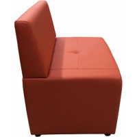 Диван Мягкий офис Ритм Oregon 23 одноместный морковный РТ101МРК