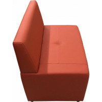 Диван Мягкий офис Ритм Oregon 23 одноместный морковный РТ101МРК