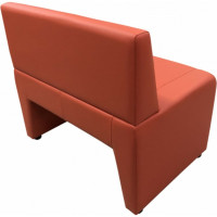 Диван Мягкий офис Ритм Oregon 23 одноместный морковный РТ101МРК