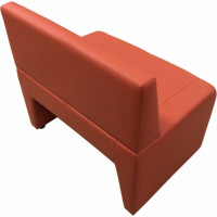 Диван Мягкий офис Ритм Oregon 23 одноместный морковный РТ101МРК