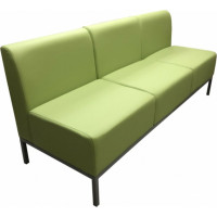 Диван Мягкий офис Компакт трехместный салатовый МТКОМ301СЛТ