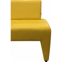 Диван Мягкий офис Ритм двухместный левый желтый РТLT201ЖЛТ