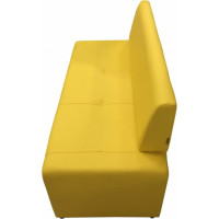 Диван Мягкий офис Ритм двухместный левый желтый РТLT201ЖЛТ