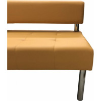 Секция дивана Мягкий офис Сатурн трехместная горчичная СТР701ГРЧ