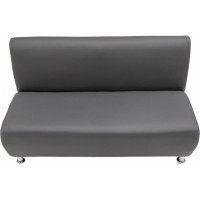 Секция дивана Мягкий офис Классик двухместная серая КЛ601СР