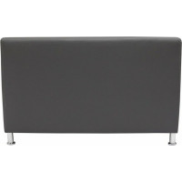 Секция дивана Мягкий офис Классик двухместная серая КЛ601СР