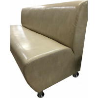 Секция дивана Мягкий офис Классик трехместная бежевая КЛ716БЖ