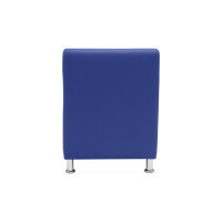 Секция дивана Мягкий офис Классик одноместная синяя КЛ501СН