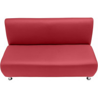 Секция дивана Мягкий офис Классик двухместная красная КЛ601КР