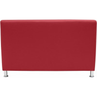 Секция дивана Мягкий офис Классик двухместная красная КЛ601КР