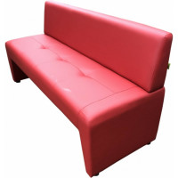 Диван Мягкий офис Ритм трехместный красный РТ301КР