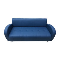 Диван Мягкий офис Альфа четырехместный синий АЛФ401СН