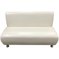 Секция дивана Мягкий офис Классик двухместная белая КЛ601МЛ