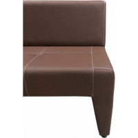 Диван Мягкий офис Ритм трехместный паприка РТ301ПП