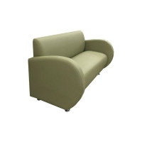 Диван Мягкий офис Классик двухместный фисташковый КЛ201ФСТ