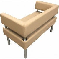 Диван Мягкий офис Сатурн двухместный бежевый СТР201БЖ