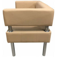 Диван Мягкий офис Сатурн двухместный бежевый СТР201БЖ