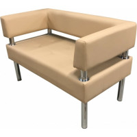 Диван Мягкий офис Сатурн двухместный бежевый СТР201БЖ